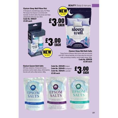 605537 Elysium Sleep Well Pillow Mist