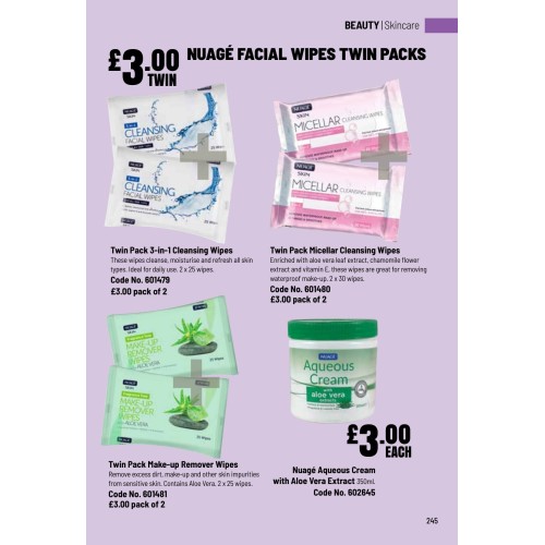 602645 Nuagé Aqueous Cream with Aloe Vera Extract