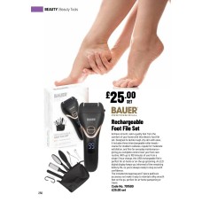 701590 Bauer Rechargeable Foot File Set 
