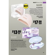 700237 Bauer Professional Nail Perfect Manicure And Pedicure Set 700237
