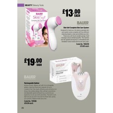700238 Bauer Battery Operated Skin Soft Complete Skin Care System 700238