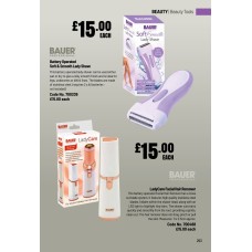 700468 Bauer Lady Care Facial Hair Remover 700468