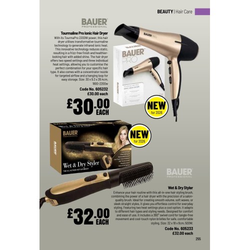 605232 Tourmaline Pro Ionic Hair Dryer