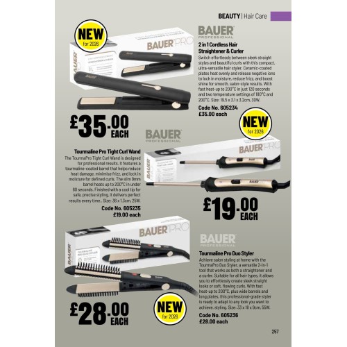 605236 Tourmaline Pro Duo Styler