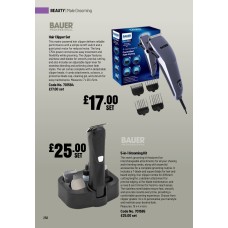 701594 Bauer Male Hair Clipper Set 