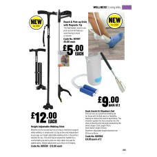 605581 Height Adjustable Walking Stick