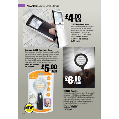 603338 COB LED Magnifiers