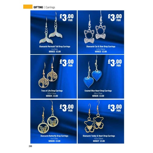 605634 Tree of Life Drop Earrings