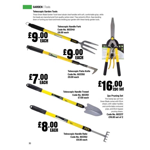 603350 Telescopic Patio Knife