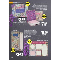 605684 Liberty Garden Memo Block & Pen Set