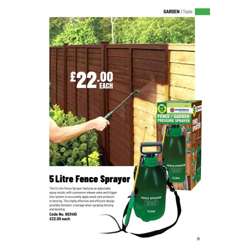 603410 5L Fence Sprayer