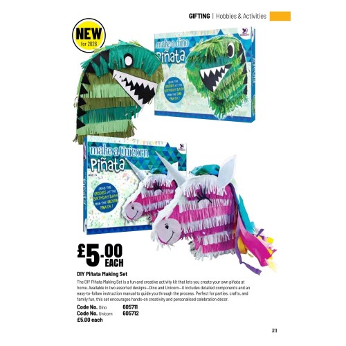 605712 DIY Piñata Making Set - Unicorn