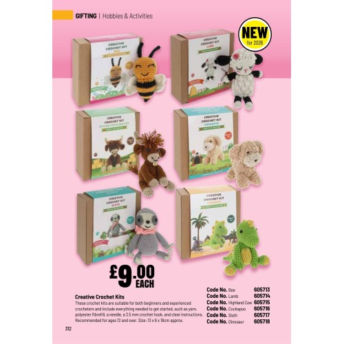 605714 Creative Crochet Kit - Lamb  