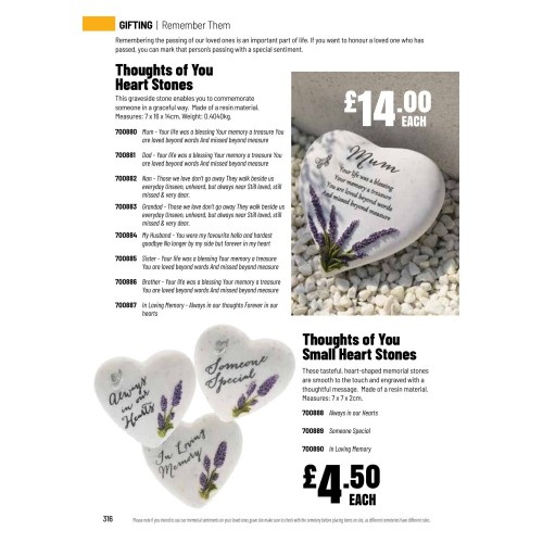 700883 Thoughts Of You Heart Stones Grandad