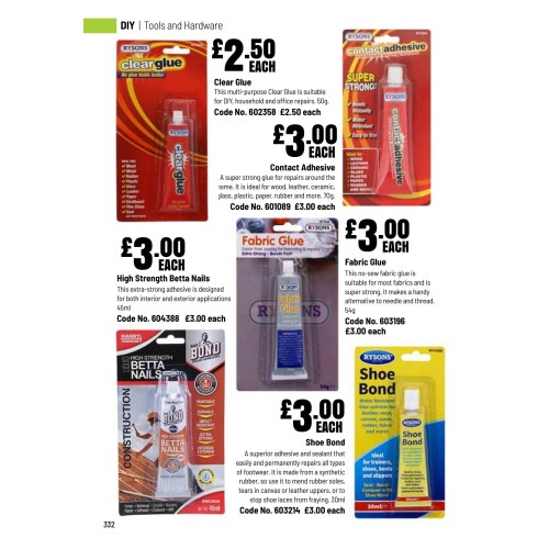 603196 Fabric Glue