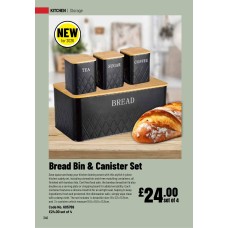 605769 Bread Bin & Canister Set
