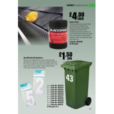 602225 2pk Wheelie Bin Number - 3