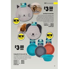 605125 Anti Slip Pet Food Mats - Dog