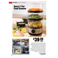 701228 Quest 3 Tier Food Steamer