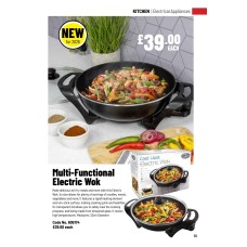 605174 Multi-Functional Electric Wok