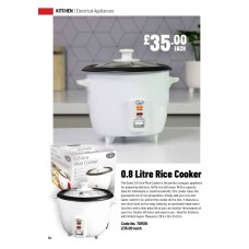 701519 Quest 0.8 Litre Rice Cooker 