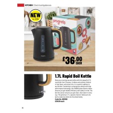 605180 1.7L Rapid Boil Kettle