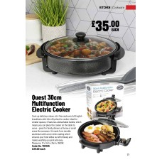 701225 Quest 30cmMultifunction Electric Cooker