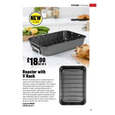 605187 Roaster with V Rack