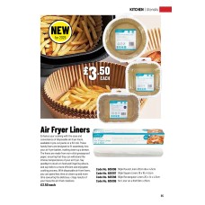 605196 Air Fryer Liners 50pk Round Liners