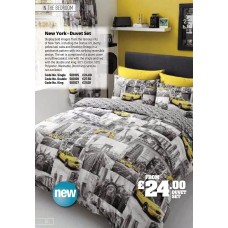 500125 New York - Duvet Set Single