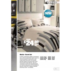 500128 Blocks - Duvet Set Single