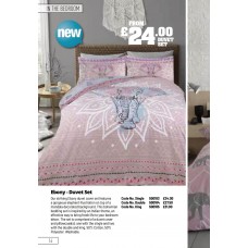 500183 Ebony - Duvet Set Single