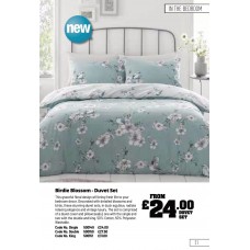 500149 Birdie Blossom - Duvet Set Single