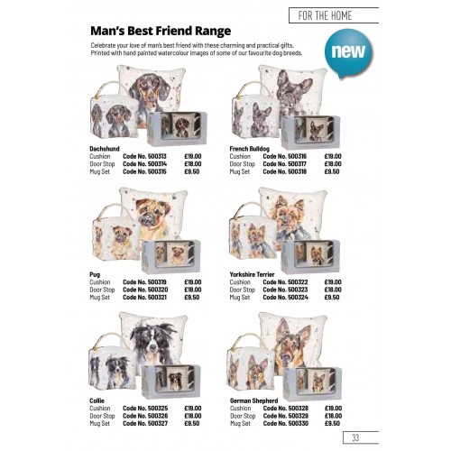 500315 Mans Best Friend - Dachshund Mug & Coaster Set