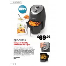 500256 Compact Healthy 1000w Hot Air Fryer 