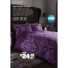 500113 Empire Damask - Duvet Set Single