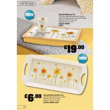 500292 Spring Daffodils Sandwich Tray 