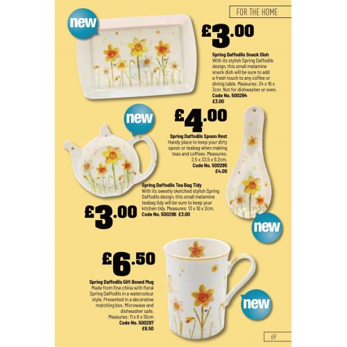 500297 Spring Daffodils Gift Boxed Mug 