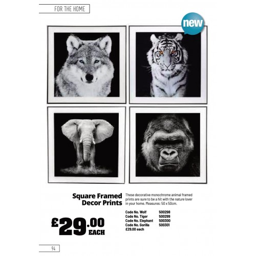 500298 Decor Prints Wolf