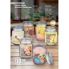 701621 Yankee Style Scented Candle Jars Home Linen