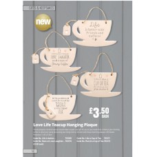 701269-1 Life is Better Teacup Plaque