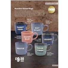 701273 Reactive Glazed Mugs Daddy Cool