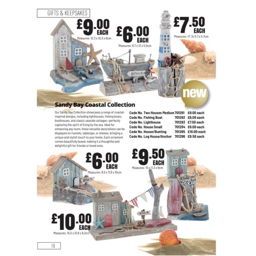 701294 Sandy Bay Coastal Collection House Small