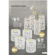 701303 Sweet Meadow Tealight Holder Family