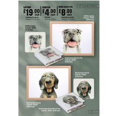701317 Licks & Kisses Laptray Staffie