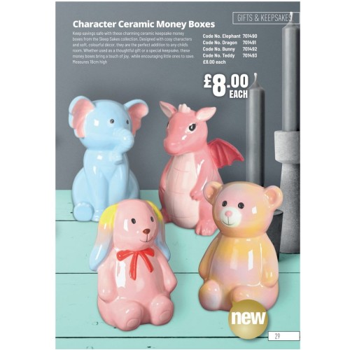 701492 Character Ceramic Money Box Bunny
