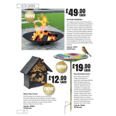 701417 Iron Firepit with Ball Base 