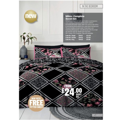 701432 Complete Duvet Set - Mitra Double 