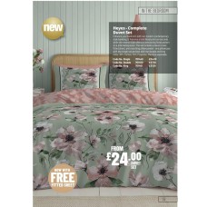 701449 Complete Duvet Set - Heyes Single 