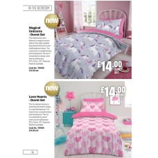 701458  Duvet Set - Magical Unicorns 